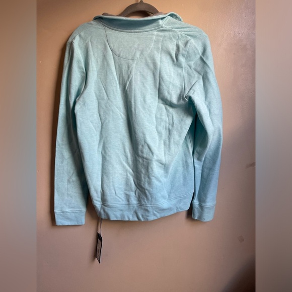 NWT Boys Vineyard Vines Light Blue Quarter-Zip Pullover size L Pima Cotton - Picture 6 of 9